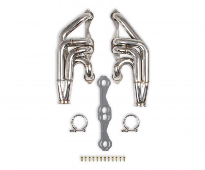 FlowTech Small Block Chevy Turbo Headers, Polished Finish 11573FLT