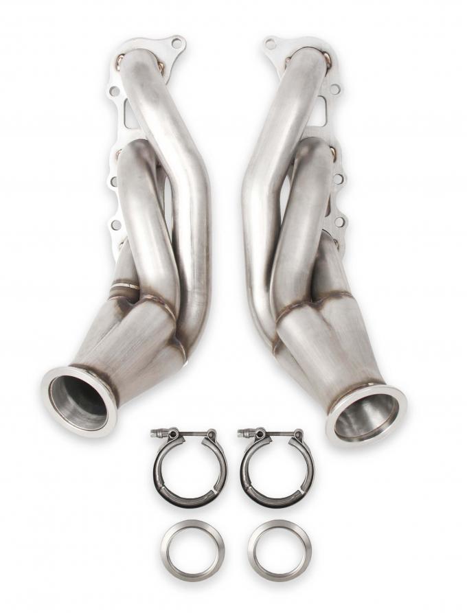 FlowTech Universal Coyote Turbo Headers, Natural 304 Stainless Steel 12152FLT
