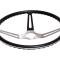 Redline Restomotive® 1967-1987 GM Car & Truck Black Comfort Grip 3-Spoke Steering Wheel