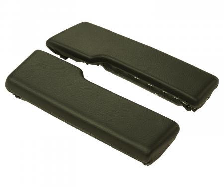 PUI Interiors 1965-1967 Chevrolet Nova Black Rear Arm Rest Pads ARP9-10