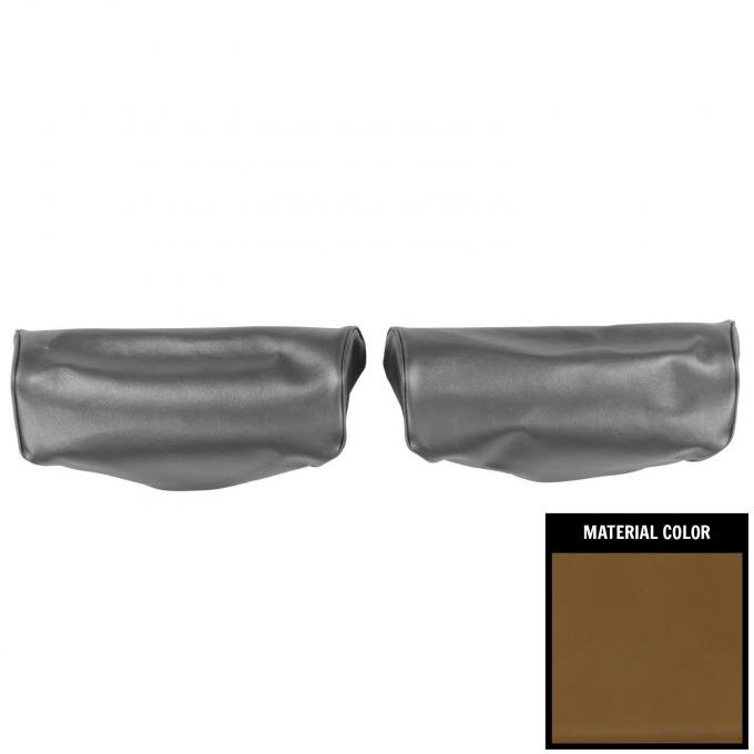 PUI Interiors 1975-1979 Chevrolet Nova Light Saddle Bench Seat Head Rest Covers 75XH36B