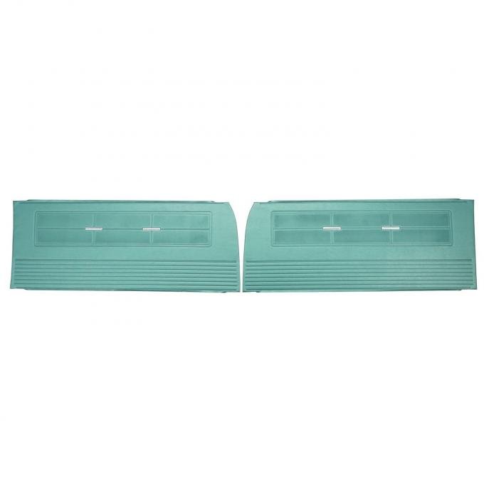 PUI Interiors 1963 Chevrolet Nova/SS Aqua Front Door Panels 63XD50