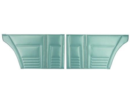 PUI Interiors 1967 Chevrolet 4-Door Sedan/Wagon Light Blue Rear Door Panels 67XD4D12R
