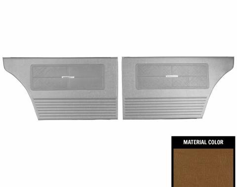 PUI Interiors 1963 Chevrolet Nova 4 Door Saddle Rear Door Panels 63XD4D65R