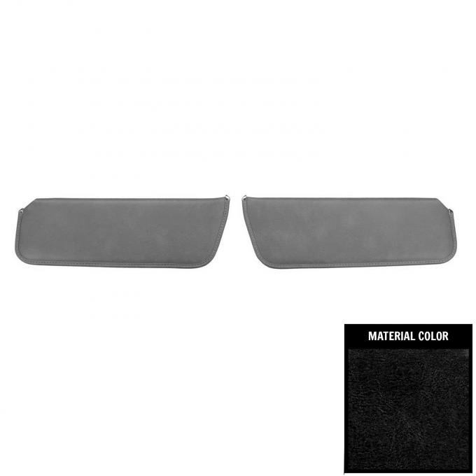 PUI Interiors 1975-1979 Chevrolet Nova Black Sun Visors 77XV70