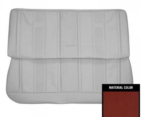 PUI Interiors 1965 Chevrolet Nova 4 Door Red Front Bench Seat Cover 65XS4D30B