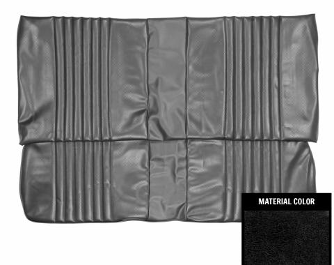 PUI Interiors 1973-1974 Chevrolet Nova 2-Door Sedan Custom Black Rear Bench Seat Cover 73XS10C