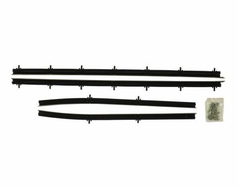 PUI Interiors 1968-1972 Chevrolet Nova Hardtop 4 Piece Window Felt Kit F211-10