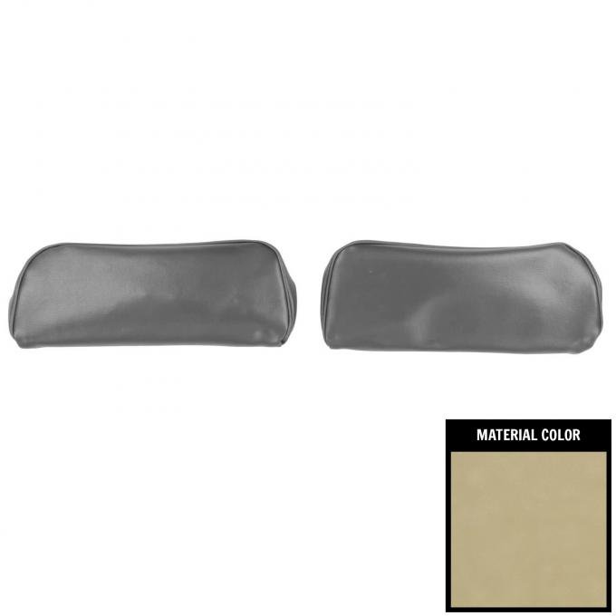 PUI Interiors 1968-1972 Chevelle/GTO/Cutlass/Skylark/Nova Covert Bucket Seat Head Rest Covers 68AH29U