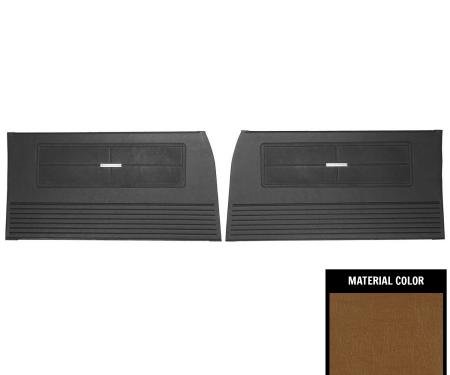 PUI Interiors 1963 Chevrolet Nova 4 Door Saddle Front Door Panels 63XD4D65