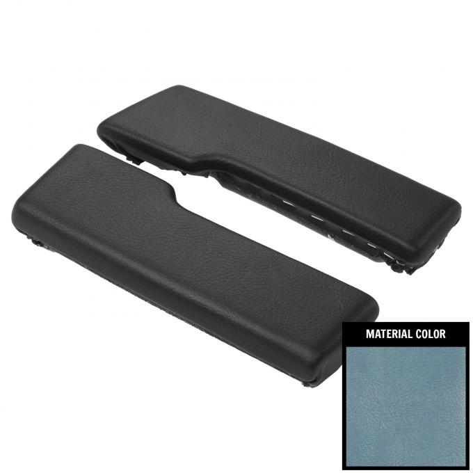 PUI Interiors 1965-1967 Chevrolet Nova Light Blue Rear Arm Rest Pads ARP9-12
