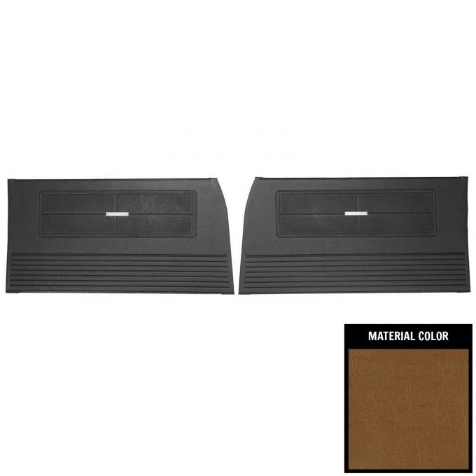 PUI Interiors 1963 Chevrolet Nova 4 Door Saddle Front Door Panels 63XD4D65