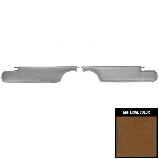 PUI Interiors 1962 Chevrolet Nova Convertible Saddle Sun Visors 62XV65V