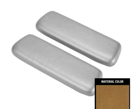 PUI Interiors 1967 Chevelle/1965-1967 GTO/Tempest Gold Rear Arm Rest Pads ARP2-43