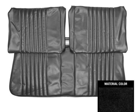 PUI Interiors 1973-1974 Nova 2-Door Sedan Standard Black Front Bench Seat Cover 73XS10B