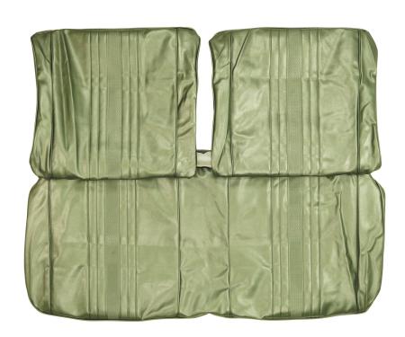 PUI Interiors 1969-1970 Nova SS/Custom Dark Green Metallic Front Bench Seat W/O Arm Rest Cover 69XS24B