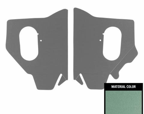 PUI Interiors 1962-1965 Chevrolet Nova Covertible Aqua Kick Panel 62XK74V