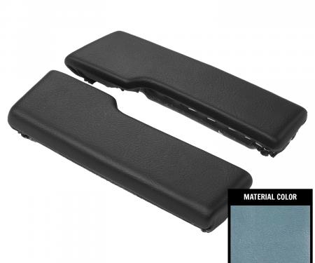 PUI Interiors 1965-1967 Chevrolet Nova Light Blue Rear Arm Rest Pads ARP9-12