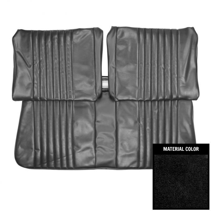 PUI Interiors 1973-1974 Nova 2-Door Sedan Standard Black Front Bench Seat Cover 73XS10B