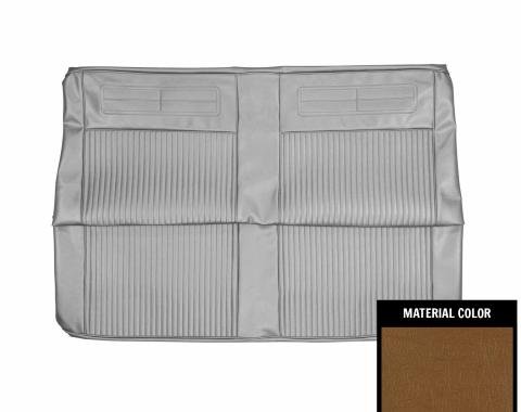 PUI Interiors 1963 Chevrolet Nova Convertible Saddle Rear Bench Seat Cover 63XS65V