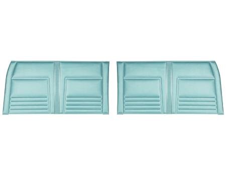 PUI Interiors 1967 Chevrolet Nova 4-Door Sedan/Wagon Light Blue Front Door Panels 67XD4D12