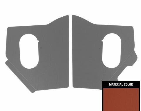 PUI Interiors 1962-1965 Chevrolet Nova Hardtop Red Kick Panel 62XK67C