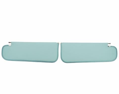 PUI Interiors 1962-1964 Chevrolet Nova Hardtop Light Blue Basketweave Sun Visors SV12104AC