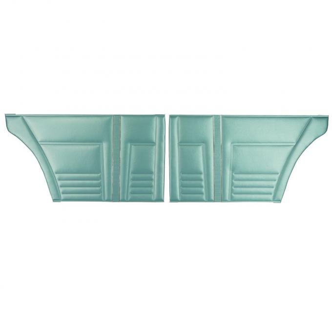 PUI Interiors 1967 Chevrolet 4-Door Sedan/Wagon Light Blue Rear Door Panels 67XD4D12R