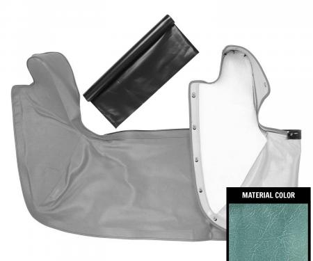 PUI Interiors 1962-1963 Chevrolet Nova Light Blue Convertible Top Boot 63XT56