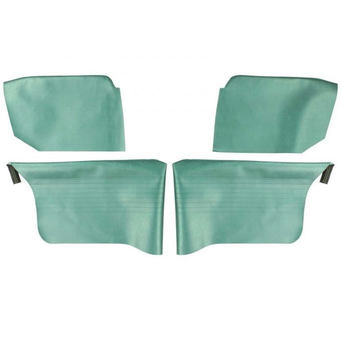 PUI Interiors 1962-1964 Chevrolet Nova Convertible Aqua Rear Arm Rest Covers 63XR50