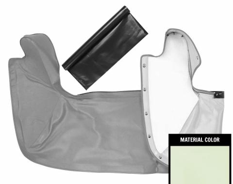 PUI Interiors 1962-1963 Chevrolet Nova White Convertible Top Boot 63XT69