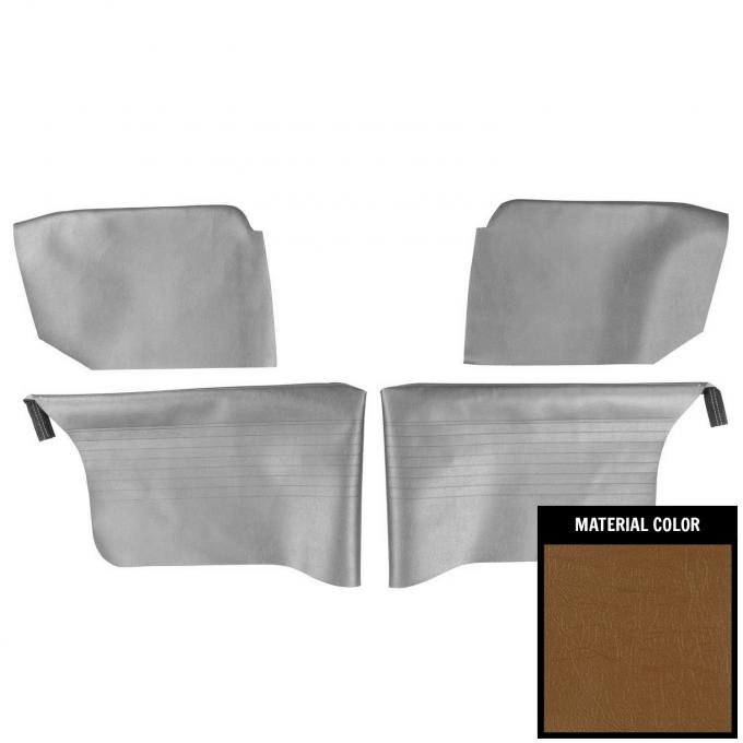 PUI Interiors 1962-1963 Chevrolet Nova Convertible Saddle Rear Arm Rest Covers 63XR65