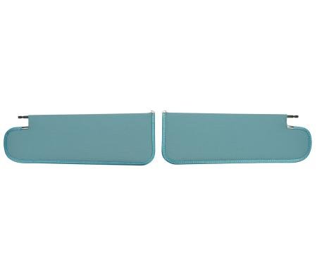 PUI Interiors 1966-1967 Chevrolet Nova Hardtop Light Blue Surrey Sun Visors SV10104SC