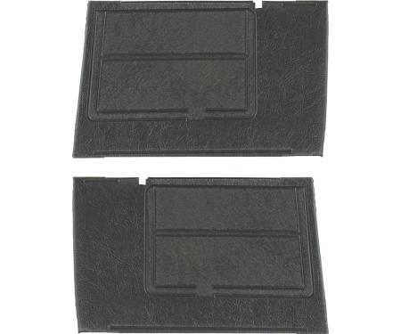 PUI Interiors 1963 Chevrolet Nova/SS Convertible Black Rear Door Panels 63XD55V