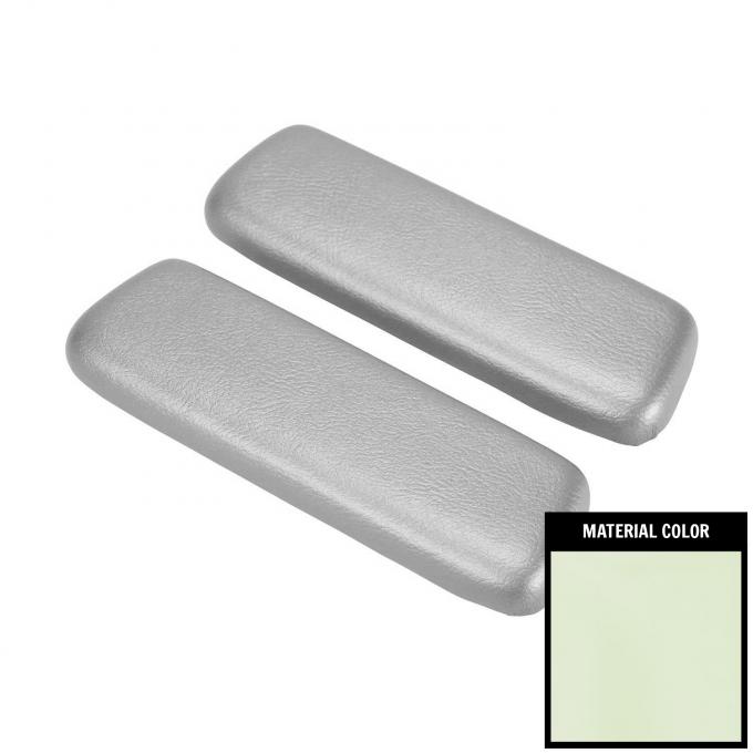 PUI Interiors 1964 Chevelle/GTO/Skylark White Rear Arm Rest Pads ARP2-69