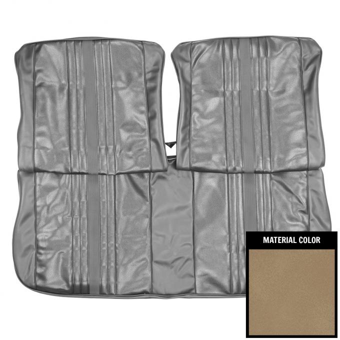 PUI Interiors 1972 Chevrolet Nova Sandalwood Front Bucket Seat Covers 72XS41B