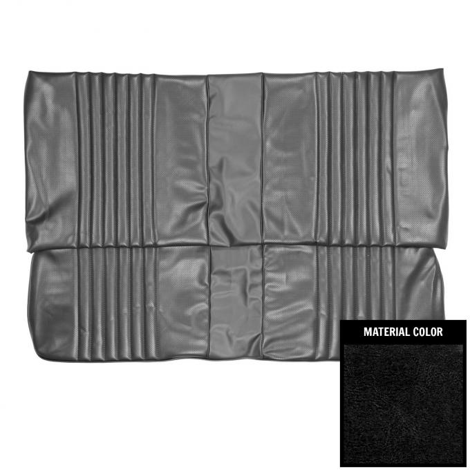 PUI Interiors 1973-1974 Chevrolet Nova 2-Door Sedan Custom Black Rear Bench Seat Cover 73XS10C