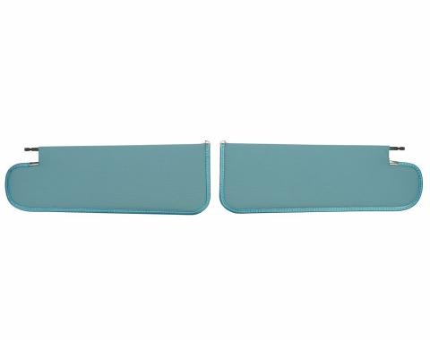 PUI Interiors 1966-1967 Chevrolet Nova Hardtop Light Blue Surrey Sun Visors SV10104SC