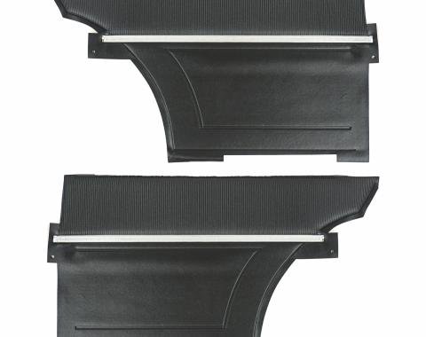 PUI Interiors 1965 Chevrolet Nova Hardtop Black Rear Door Panels 65XD10C