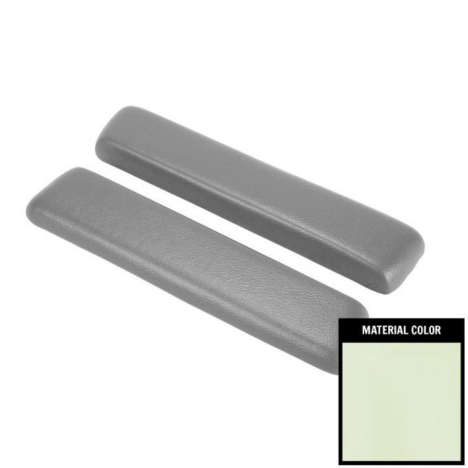 PUI Interiors 1964 Chevelle/GTO/Skylark White Front Arm Rest Pads ARP1-69