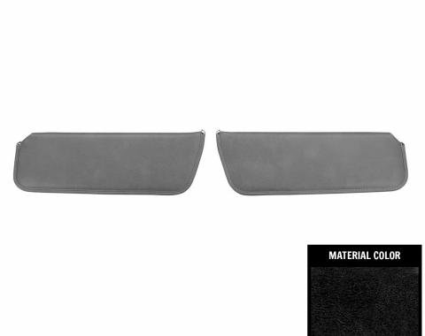 PUI Interiors 1975-1979 Chevrolet Nova Black Sun Visors 77XV70