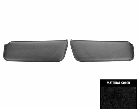 PUI Interiors 1975-1979 Chevrolet Nova Black Sun Visors 75XV10
