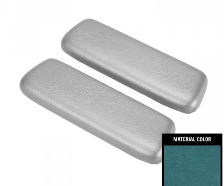 PUI Interiors 1966-1967 Chevrolet Chevelle Bright Blue Rear Arm Rest Pads ARP2-14