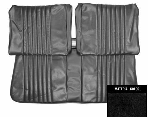 PUI Interiors 1973-1974 Nova 2-Door Sedan Standard Black Front Bench Seat Cover 73XS10B