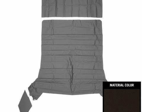 PUI Interiors 1966-1967 Chevrolet Nova Sedan Black Basketweave Headliner 66XH100AS