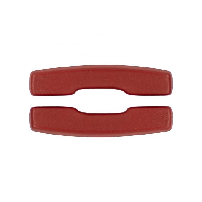 PUI Interiors 1967 Camaro/Firebird & 1965-1967 Nova 2 Door Hardtop Red Front Armrest Pads ARP5-30