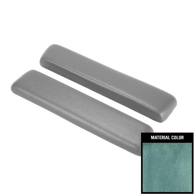 PUI Interiors 1964 Chevelle/Skylark Light Blue Front Arm Rest Pads ARP1-56