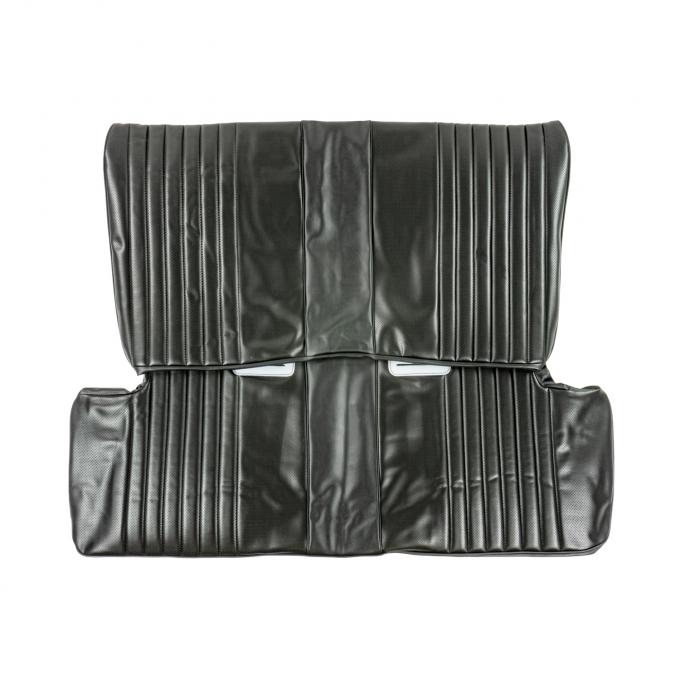 PUI Interiors 1973-1974 Nova 2-Door Sedan/Hatchback Custom Black Folding Rear Bench Seat Cover 73XS10F