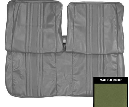 PUI Interiors 1969-1971 Nova SS/Custom Jade Green Front Bench Seat W/O Arm Rest Cover 69XS19B