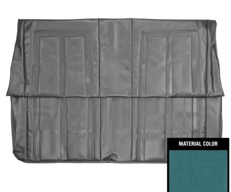PUI Interiors 1966 Chevrolet Nova SS Hardtop Bright Blue Rear Bench Seat Cover 66XS14C